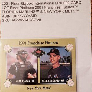 2001 Fleer Skybox International LP® 002 CARD LOT Fleer Platinum 2001